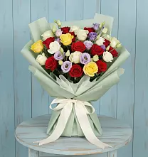 Букет цветов из:  Розы в Мичуринске