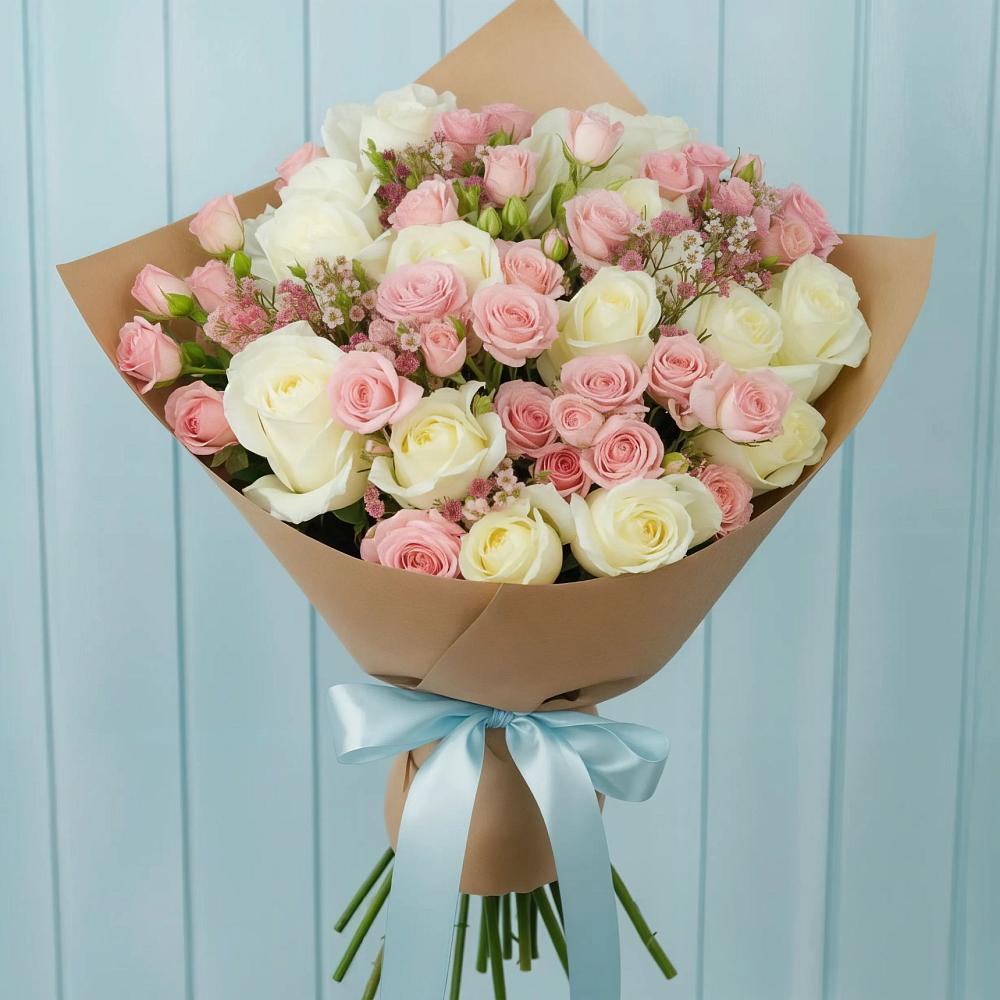 Букет цветов из: Розы в Мичуринске