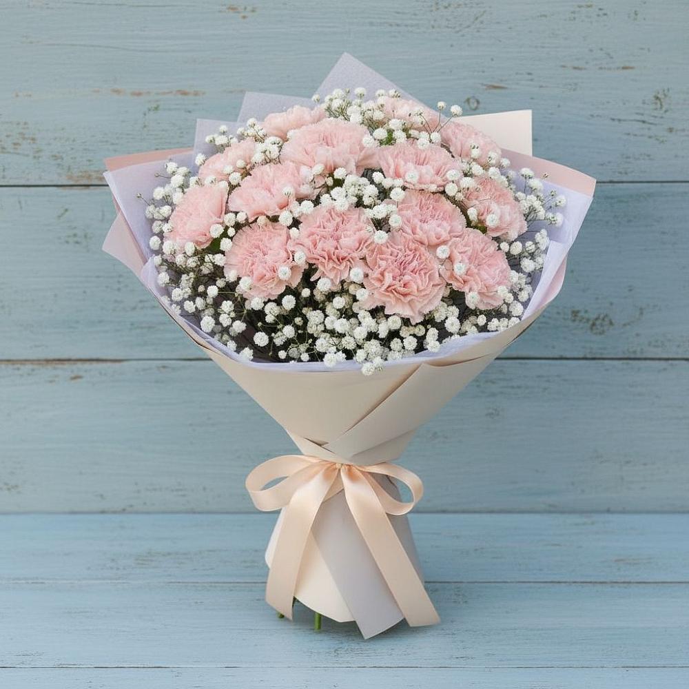 Букет цветов из: Гвоздики в Мичуринске