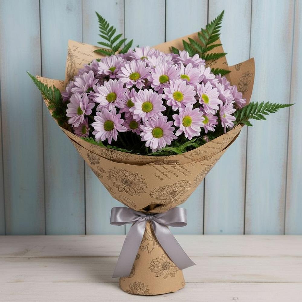 Букет цветов из: Хризантемы в Мичуринске