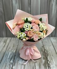 Букет цветов из:  Гвоздики, Розы и Хризантемы в Мичуринске