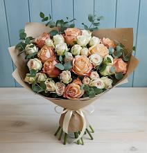 Букет цветов из:  Альстромерии и Розы #REPLACE_PRED# Мичуринске